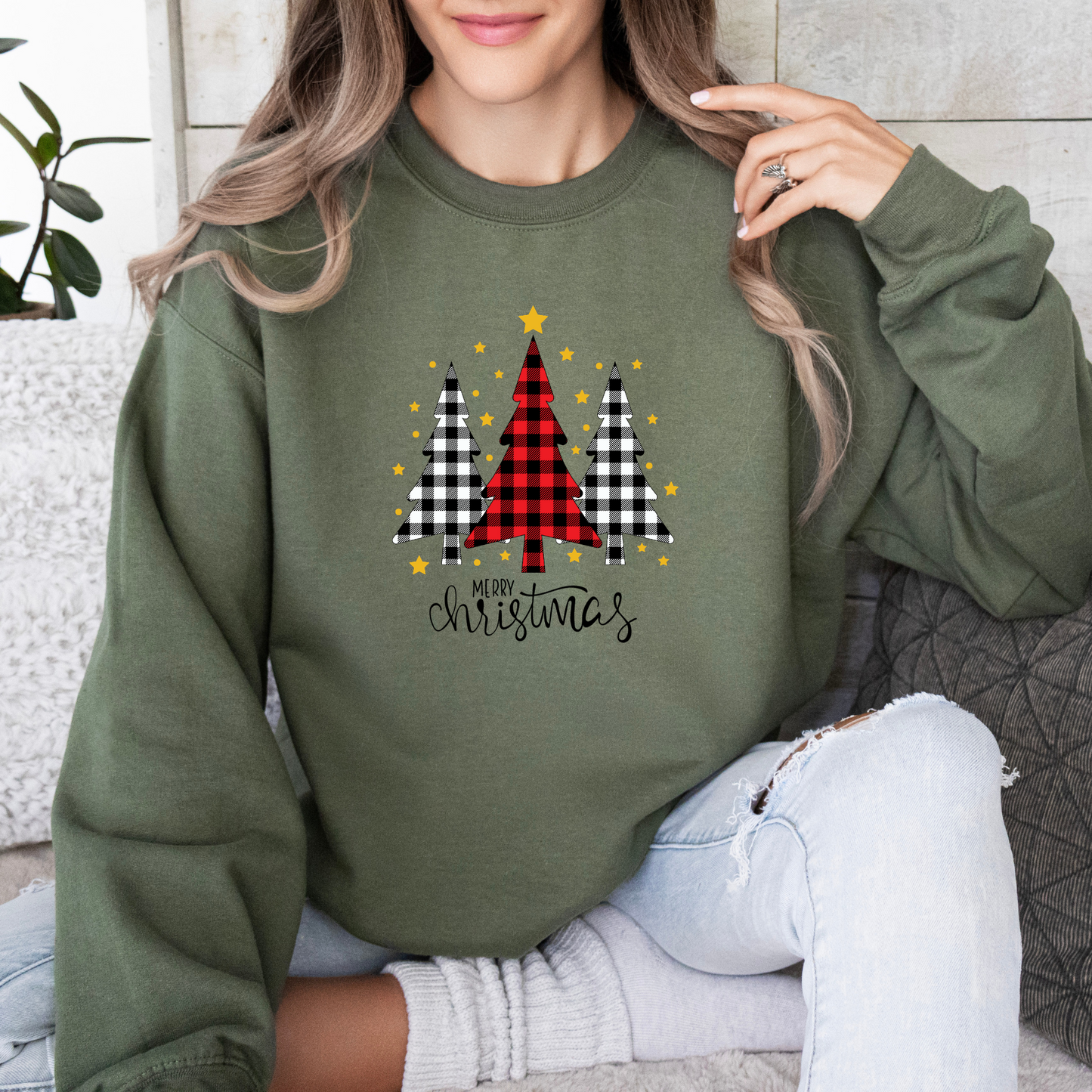 Christmas Sweatshirt- Christmas Sweater- Merry Christmas- Christmas Tree Shirt- Holiday Sweatshirt- Christmas Party- Xmas Shirt