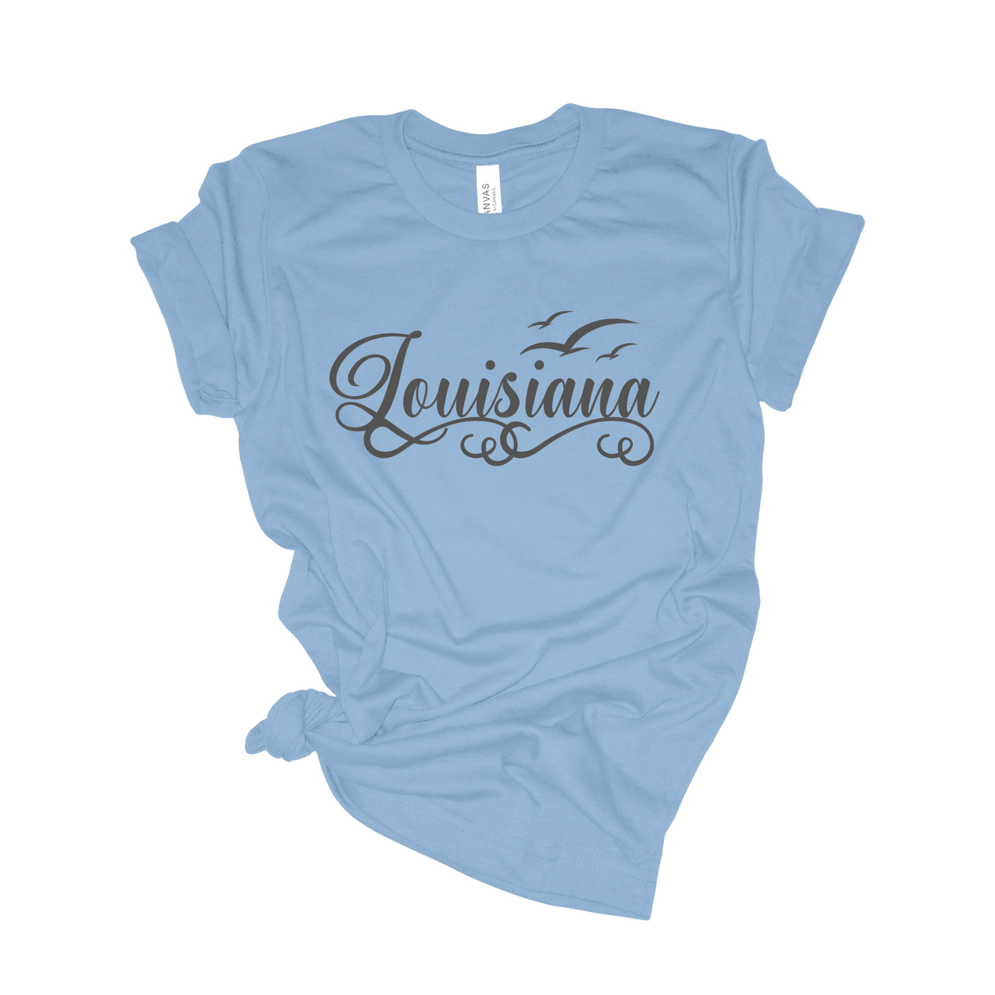 Louisiana Pelican T-shirt- Louisiana State Shirt- Pelican Shirt- Sunset Sunrise Tshirt- Bella Canvas 3001- Soft Tee- Louisiana Coast