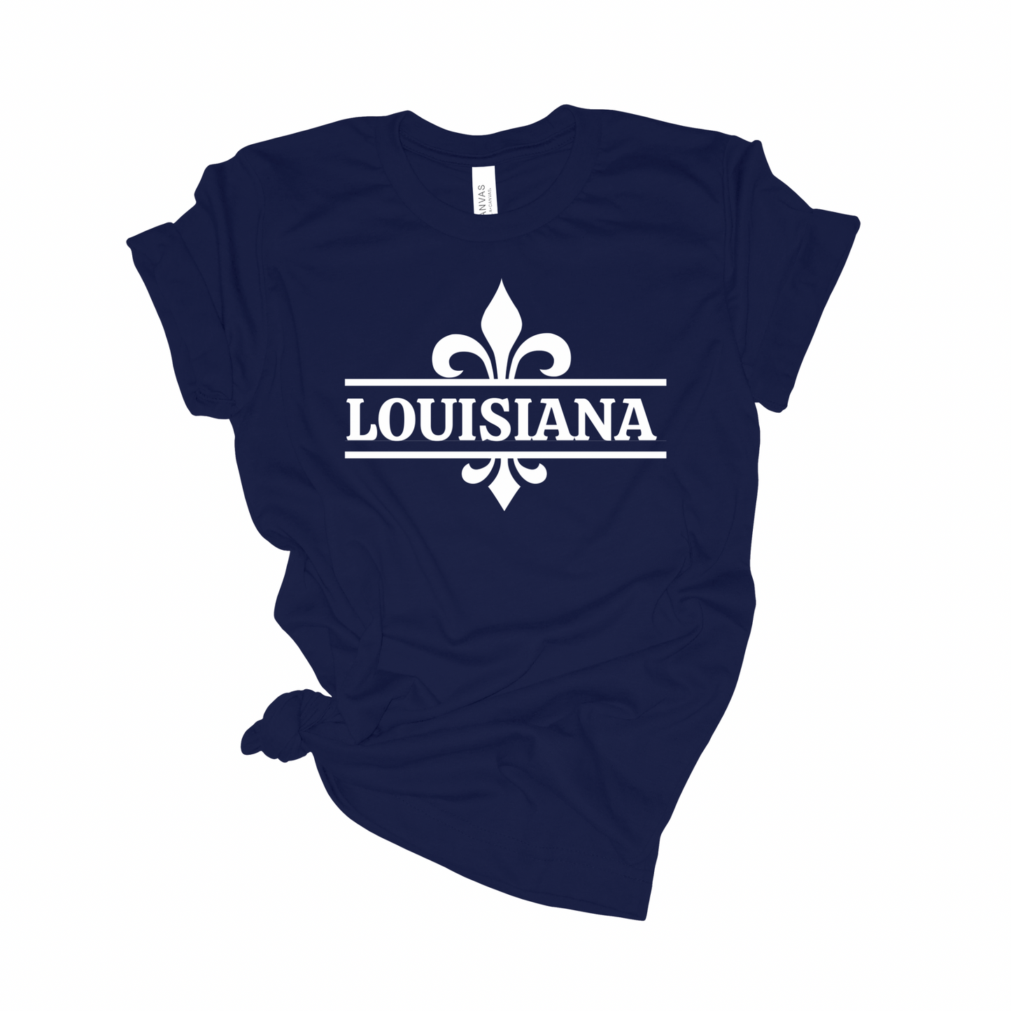 Louisiana Fleur De Lis T-shirt- New Orleans Tshirt- College Shirt- Louisiana Gifts- Nola French Quarter- Weekend Shirt- State Tshirt