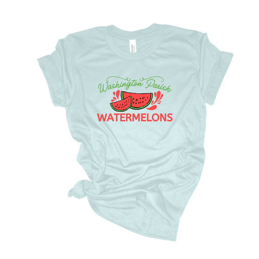 Washington Parish Watermelons- Summer T-shirt- Watermelon Tee- Louisiana Tshirt- Fruit Stand- Summer Vibes Shirt- Agriculture T-shirt
